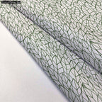 Leafy Leaves Footstool Footrest Puffy Pouffe Ottoman Bean Bag | Canvas Fabric