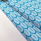 Hand Drawn Feathers Footstool Footrest Puffy Pouffe Ottoman Bean Bag | Canvas Fabric