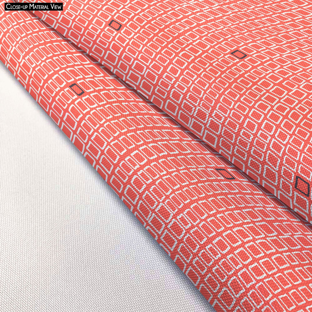 Mixed Geometric Art D2 Footstool Footrest Puffy Pouffe Ottoman Bean Bag | Canvas Fabric