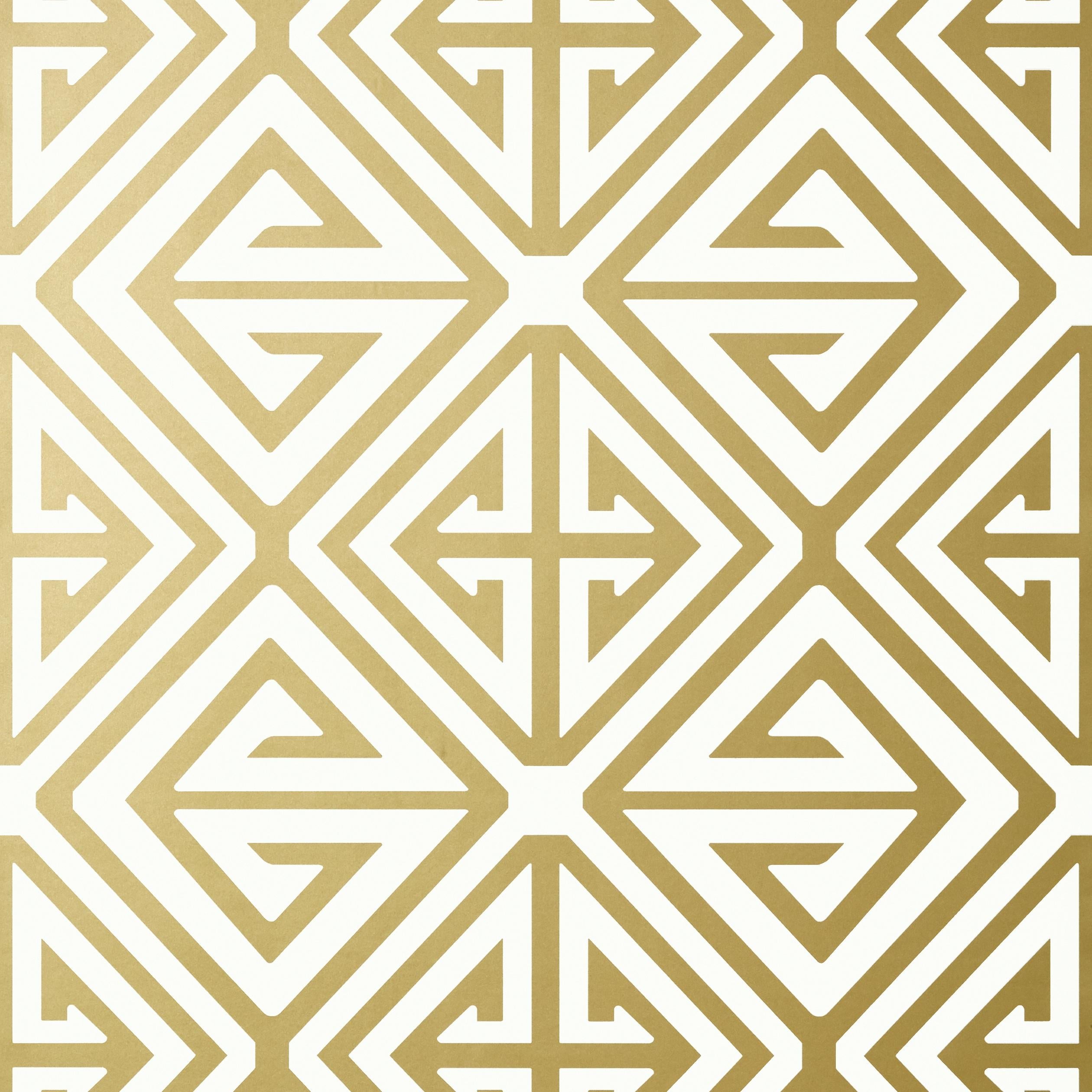 Thibaut Demetrius Metallic Gold Wallpaper