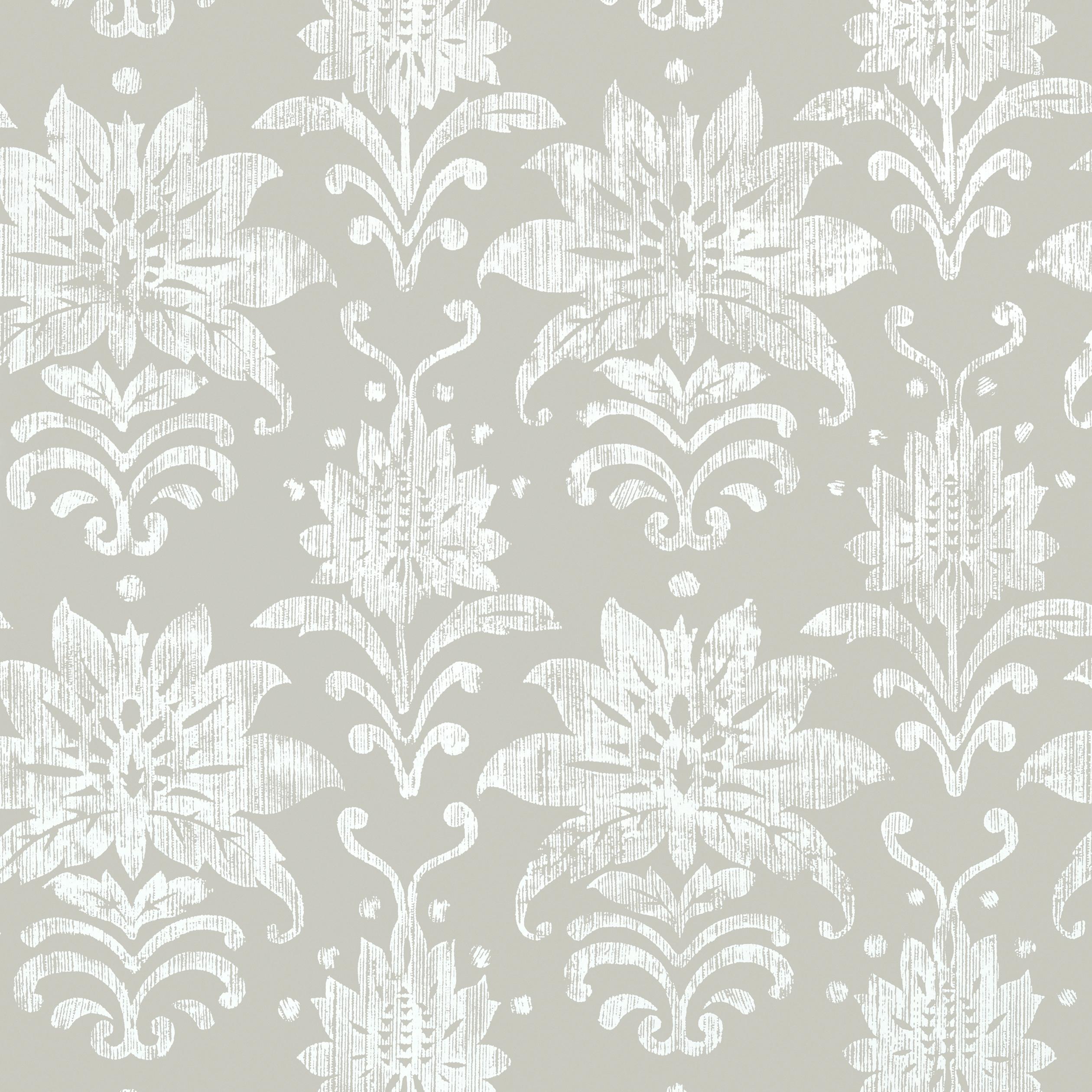 Thibaut Tanglewood Grey Wallpaper