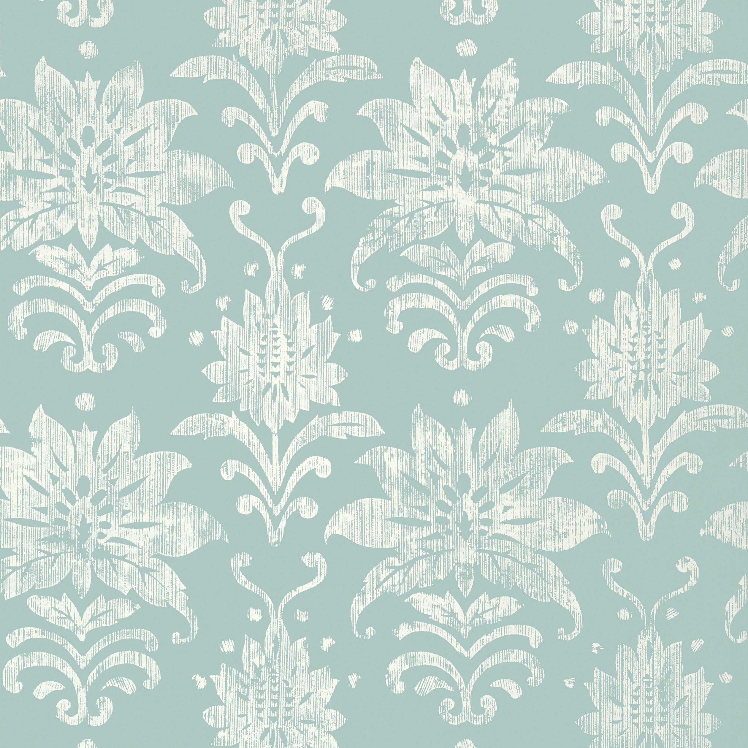 Thibaut Tanglewood Aqua Wallpaper