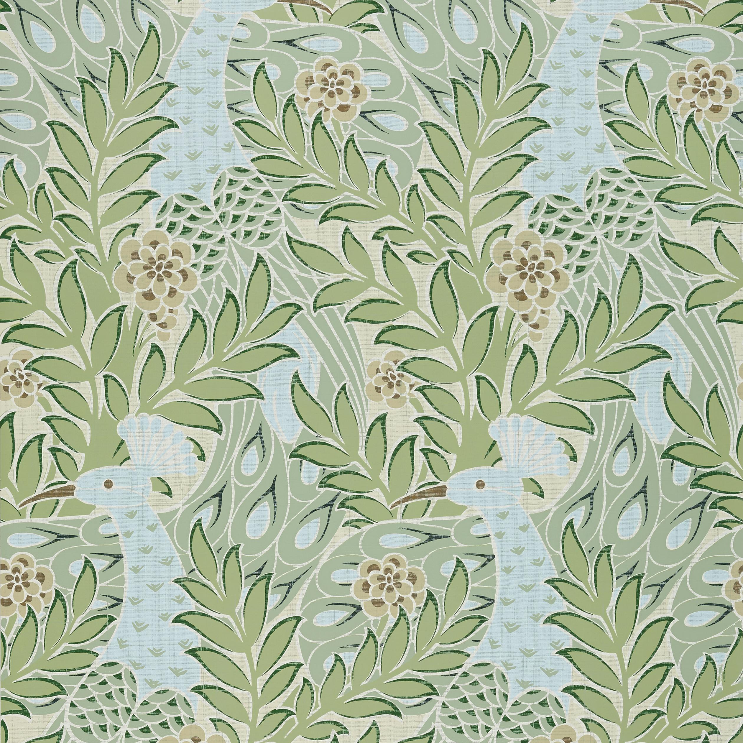 Thibaut Desmond Aqua And Green Wallpaper