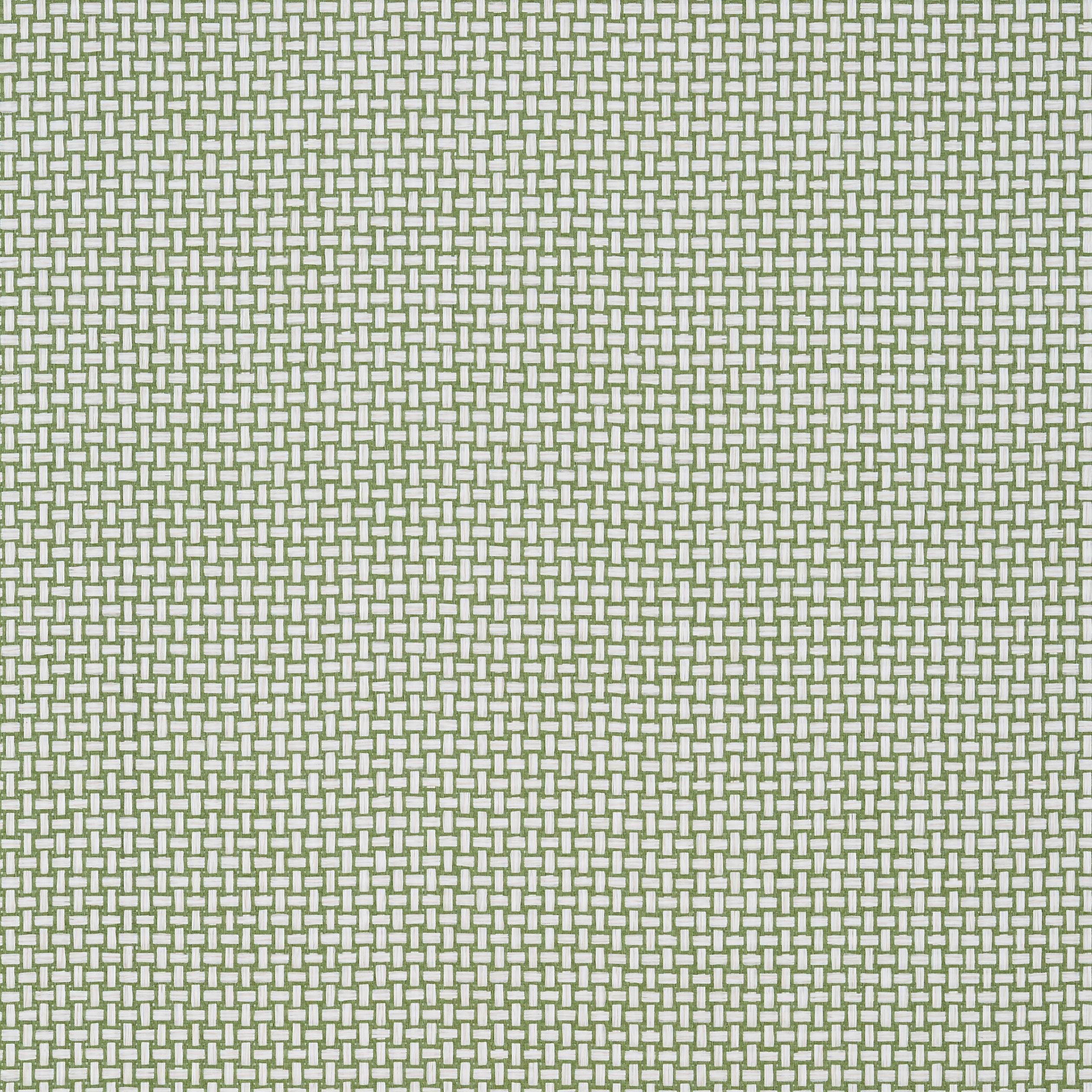 Thibaut Baker Weave Green Wallpaper