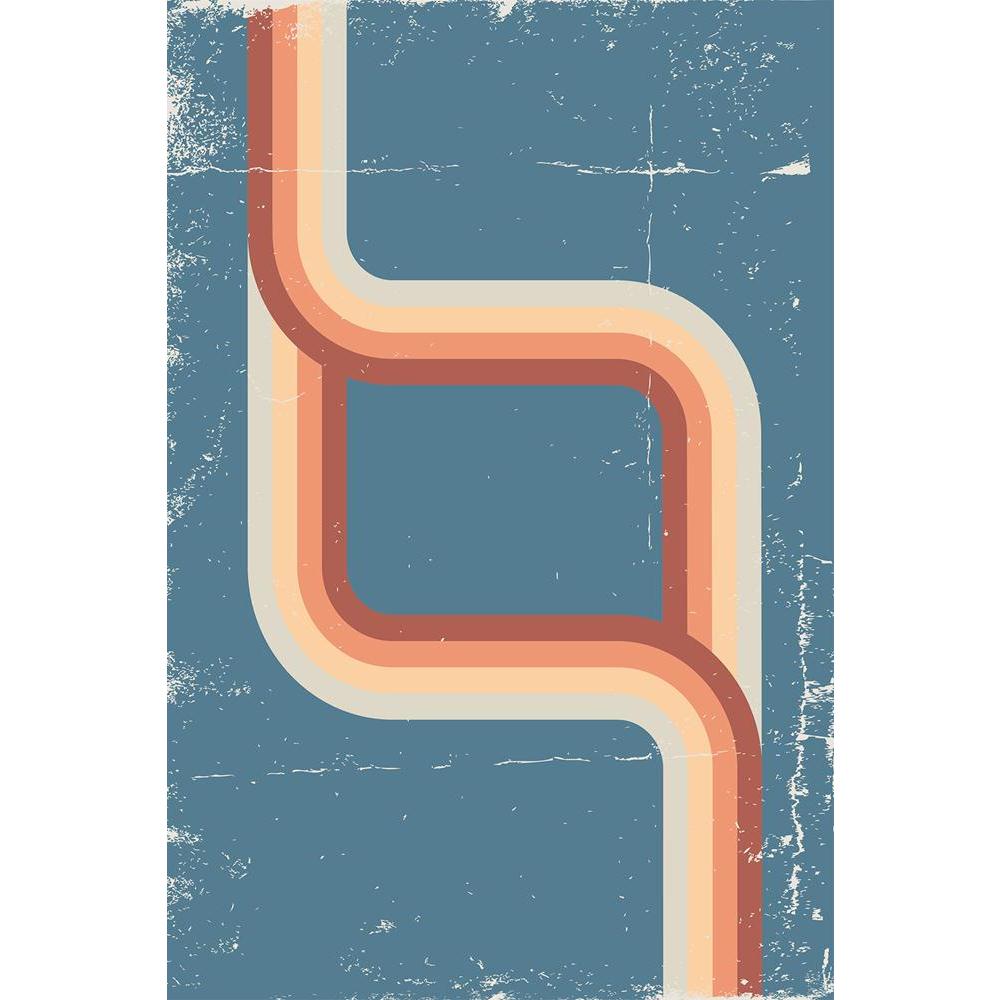 Retro Abstract Design D2 Unframed Paper Poster