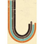 Retro Abstract D1 Unframed Paper Poster