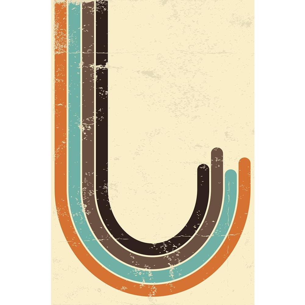 Retro Abstract D1 Unframed Paper Poster