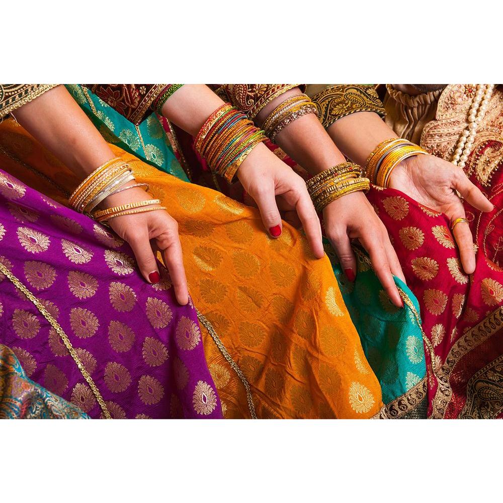 Bollywood Dancers Unframed Paper Poster