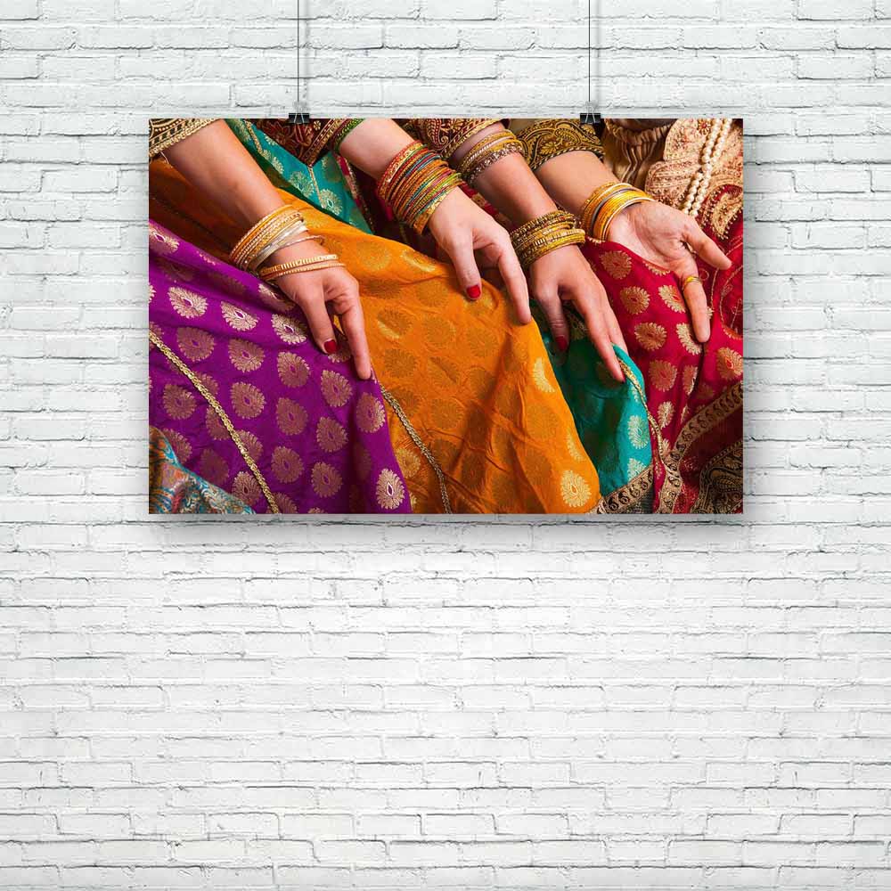 Bollywood Dancers Unframed Paper Poster