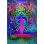 Yoga Lotus Pose D4 Unframed Paper Poster