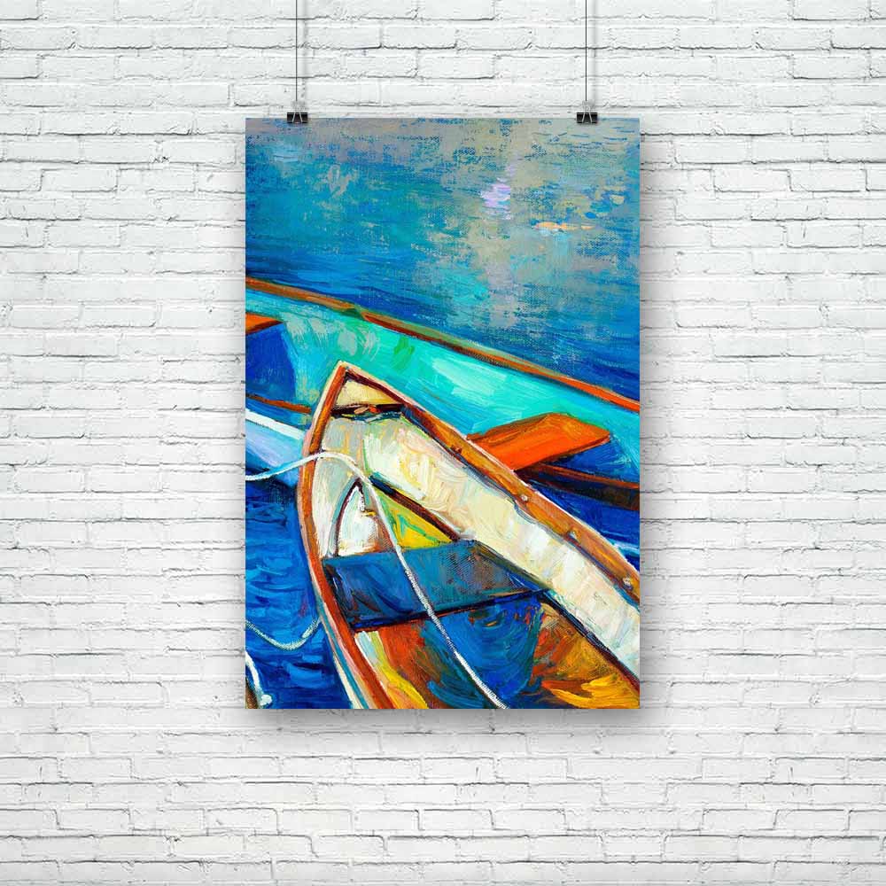 Boat & Jetty D4 Unframed Paper Poster
