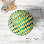 Funky Triangle Footstool Footrest Puffy Pouffe Ottoman Bean Bag | Canvas Fabric