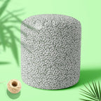Leafy Leaves Footstool Footrest Puffy Pouffe Ottoman Bean Bag | Canvas Fabric