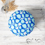 Soap Bubbles D1 Footstool Footrest Puffy Pouffe Ottoman Bean Bag | Canvas Fabric