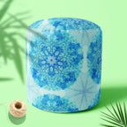 Ethnic Ornament D3 Footstool Footrest Puffy Pouffe Ottoman Bean Bag | Canvas Fabric