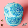 Ethnic Ornament D3 Footstool Footrest Puffy Pouffe Ottoman Bean Bag | Canvas Fabric