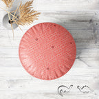 Mixed Geometric Art D2 Footstool Footrest Puffy Pouffe Ottoman Bean Bag | Canvas Fabric