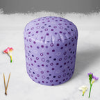 Hand Drawn Design D1 Footstool Footrest Puffy Pouffe Ottoman Bean Bag | Canvas Fabric