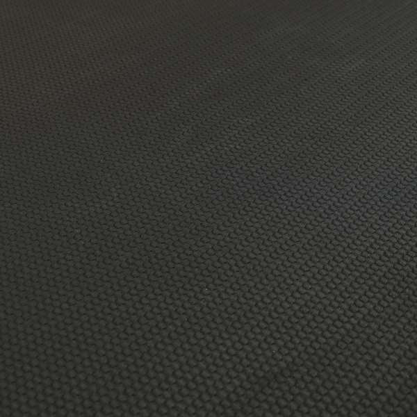 Bhopal Soft Textured Black Coloured Plain Velour Pile Upholstery Fabric - Made To Measure Curtains