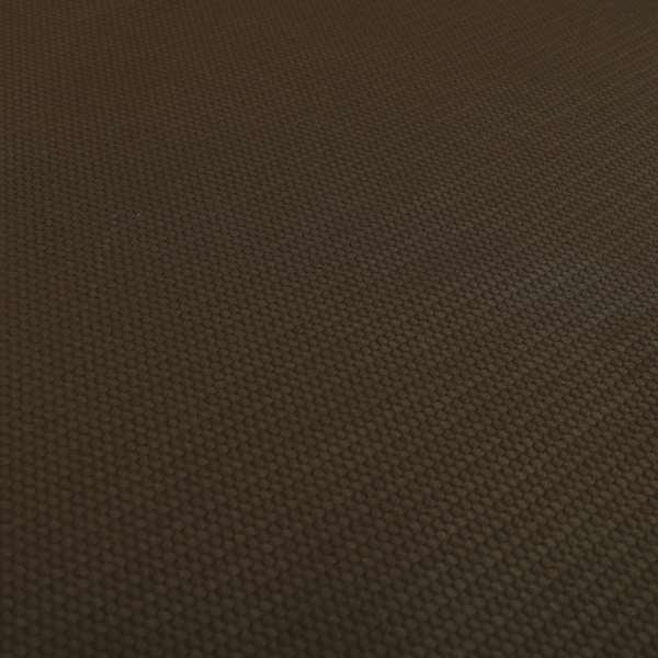 Bhopal Soft Textured Brown Coloured Plain Velour Pile Upholstery Fabric - Made To Measure Curtains