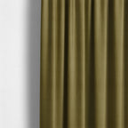Bhopal Soft Textured Yellow Coloured Plain Velour Pile Upholstery Fabric - Made To Measure Curtains