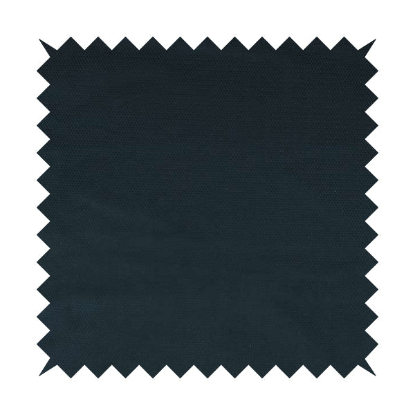 Bhopal Soft Textured Navy Blue Coloured Plain Velour Pile Upholstery Fabric - Made To Measure Curtains