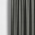 Bhopal Soft Textured Grey Coloured Plain Velour Pile Upholstery Fabric - Made To Measure Curtains