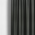 Darwin Linen Effect Style Flat Weave Material In Black Colour Upholstery Soft Furnishing Fabrics - Made To Measure Curtains