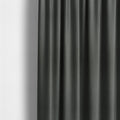 Darwin Linen Effect Style Flat Weave Material In Grey Colour Upholstery Soft Furnishing Fabrics - Made To Measure Curtains
