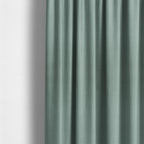 Darwin Linen Effect Style Flat Weave Material In Cerulean Blue Colour Upholstery Soft Furnishing Fabrics - Made To Measure Curtains