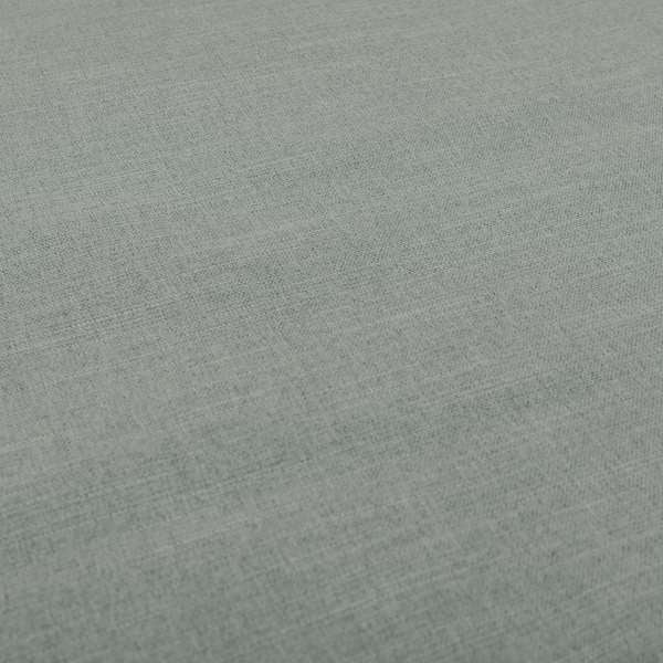 Darwin Linen Effect Style Flat Weave Material In Silver Colour Upholstery Soft Furnishing Fabrics - Made To Measure Curtains