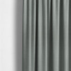 Darwin Linen Effect Style Flat Weave Material In Silver Colour Upholstery Soft Furnishing Fabrics - Made To Measure Curtains
