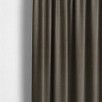 Darwin Linen Effect Style Flat Weave Material In Brown Colour Upholstery Soft Furnishing Fabrics - Made To Measure Curtains