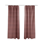 Bhopal Soft Textured Ruby Red Pink Coloured Plain Velour Pile Upholstery Fabric - Made To Measure Curtains