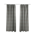 Bhopal Soft Textured Grey Coloured Plain Velour Pile Upholstery Fabric - Made To Measure Curtains