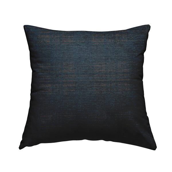 Voyage Of Checked Tartan Pattern In Blue Colour Woven Soft Chenille Upholstery Fabric JO-444 - Handmade Cushions