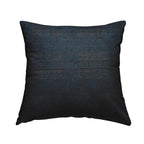 Voyage Of Checked Tartan Pattern In Blue Colour Woven Soft Chenille Upholstery Fabric JO-444 - Handmade Cushions