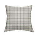 Quality Woven Jacquard Tartan Pattern Beige Grey Soft Cheniille Fabric JO-465 - Handmade Cushions