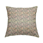 Madagascar Small Motifs Geometric Pink Green Colour Pattern Interior Fabrics JO-466 - Handmade Cushions