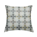 Normandie Geometric Pattern In Yellow Grey Jacquard Upholstery Fabrics JO-474 - Handmade Cushions