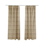 Kansas Distressed Beige Coloured Velour Velvet Upholstery Curtains Fabric - Made To Measure Curtains