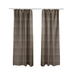 Kansas Distressed Cedar Brown Coloured Velour Velvet Upholstery Curtains Fabric - Made To Measure Curtains