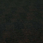 Voyage Of Gingham Geometric Patch Pattern In Black Colour Woven Soft Chenille Upholstery Fabric JO-443 - Handmade Cushions