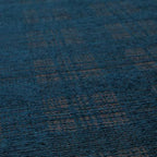 Voyage Of Checked Tartan Pattern In Blue Colour Woven Soft Chenille Upholstery Fabric JO-444 - Handmade Cushions
