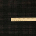 Voyage Of Checked Pattern In Black Colour Woven Soft Chenille Upholstery Fabric JO-449 - Handmade Cushions