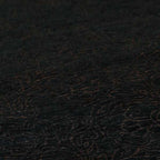 Voyage Of Floral Pattern In Black Colour Woven Soft Chenille Upholstery Fabric JO-452 - Handmade Cushions