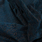 Voyage Of Floral Pattern In Blue Colour Woven Soft Chenille Upholstery Fabric JO-453 - Handmade Cushions
