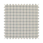 Quality Woven Jacquard Tartan Pattern Beige Grey Soft Cheniille Fabric JO-465 - Handmade Cushions