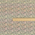 Madagascar Small Motifs Geometric Pink Green Colour Pattern Interior Fabrics JO-466 - Handmade Cushions