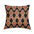 Pink Black Cream Colour Geometric Pattern Soft Velvet Upholstery Fabric JO-842 - Handmade Cushions